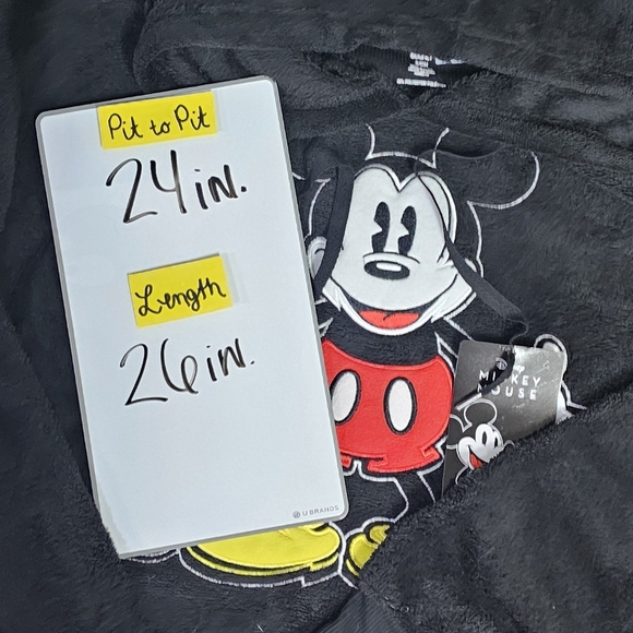 DISNEY | LICENSED MICKEY MOUSE FLEECE PLUSH HOODED OVERSIZED PULLOVER - … - Picture 12 of 12